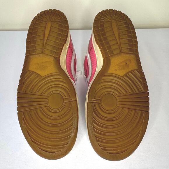 Nike Dunk Low Women’s Sneakers White Flamingo Pink Size 8 Retro Casual Shoes - Picture 11 of 11